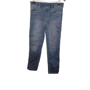 Spanx Women's Medium Wash Denim Straight-Leg Jeans Size L